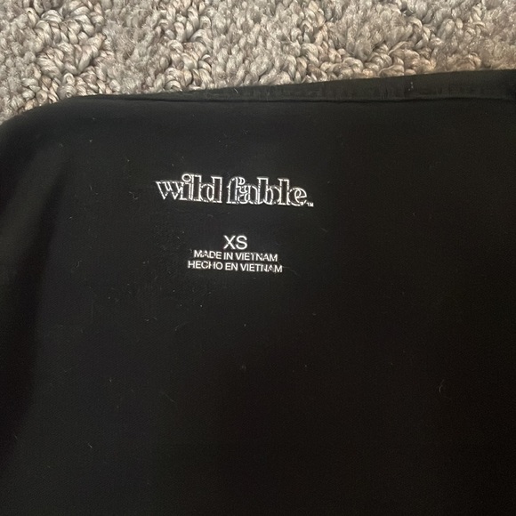 black wild fable spaghetti strap - Picture 3 of 3